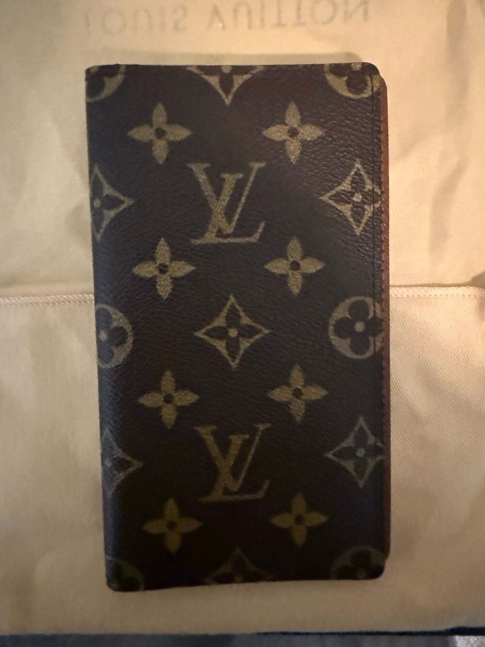 Louis Vuitton Monogram Canvas Long Wallet Checkbook Cover - Picture 2 of 6
